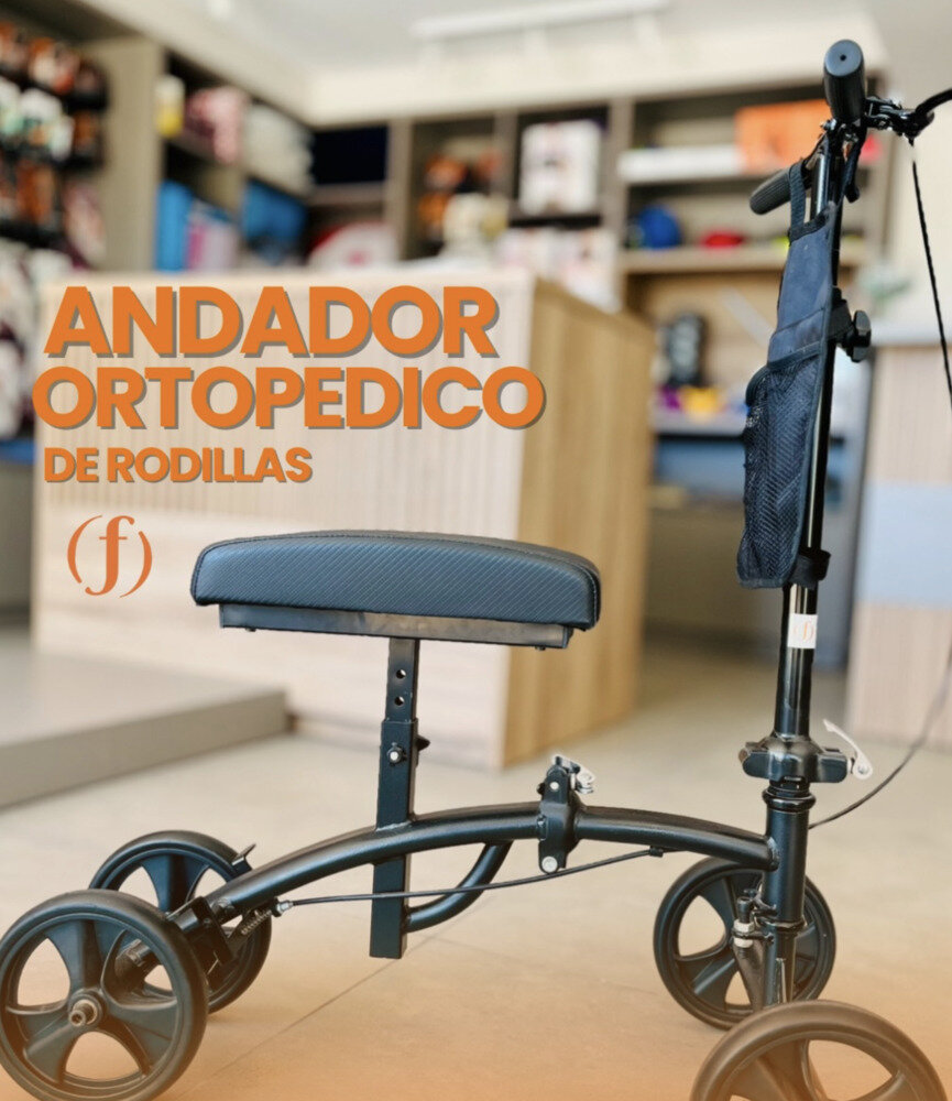 Andador ortopédico de rodillas