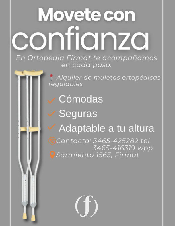 Muletas ortopédicas regulables